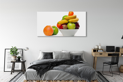 Pintura em tela Frutas em uma tigela