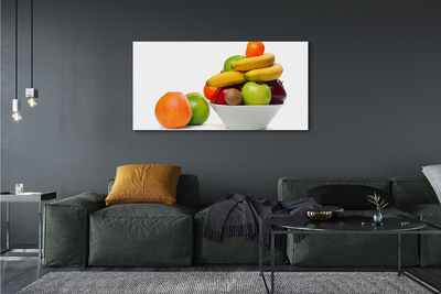 Pintura em tela Frutas em uma tigela
