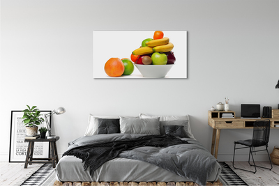 Pintura em tela Frutas em uma tigela