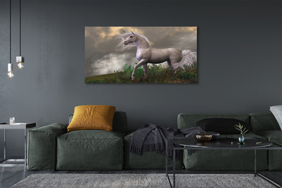 Quadro em tela Unicórnio da Nuvem