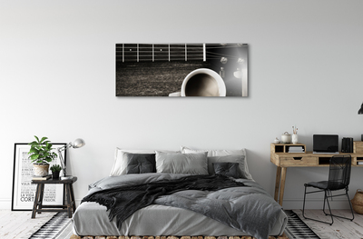 Quadro em tela Guitarra de café