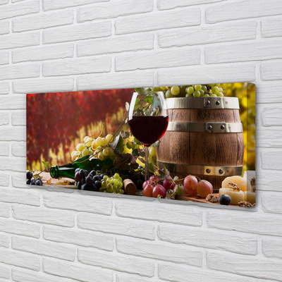 Pintura em tela Taça de vinho de outono