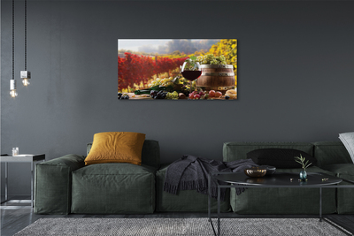 Pintura em tela Taça de vinho de outono