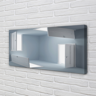 Pintura em tela Portas 3D