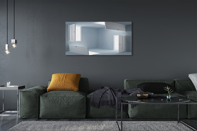 Pintura em tela Portas 3D