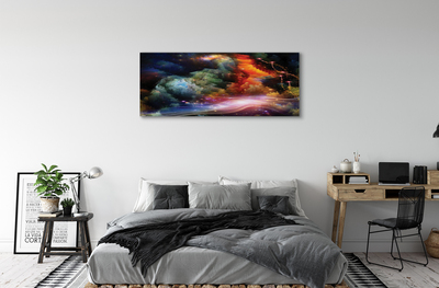 Pintura em tela Padrões fractais abstratos