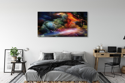 Pintura em tela Padrões fractais abstratos