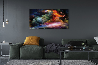 Pintura em tela Padrões fractais abstratos