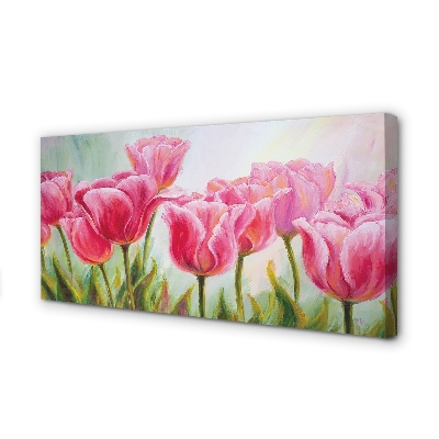 Quadro em tela Foto de tulipas
