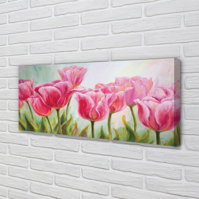 Quadro em tela Foto de tulipas