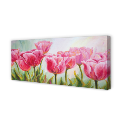 Quadro em tela Foto de tulipas
