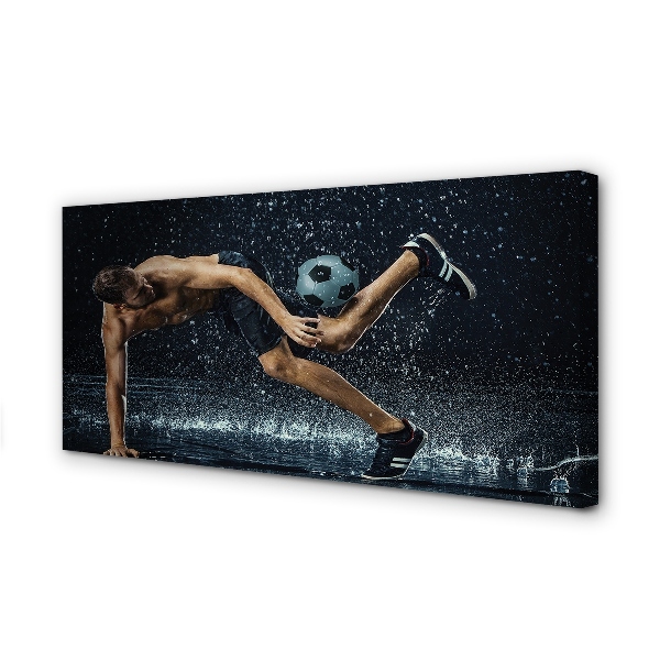 Quadro em tela Chuva de bolas masculinas