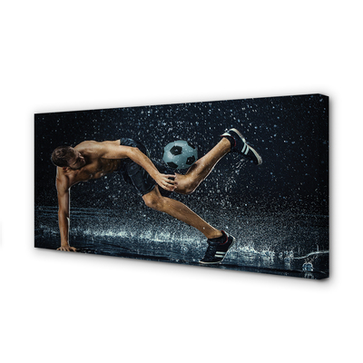 Quadro em tela Chuva de bolas masculinas