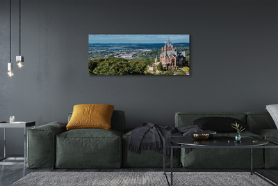 Pintura em tela Panorama da cidade-castelo da Alemanha