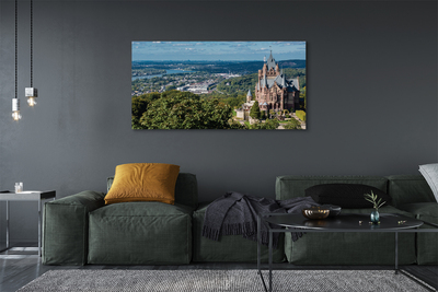 Pintura em tela Panorama da cidade-castelo da Alemanha
