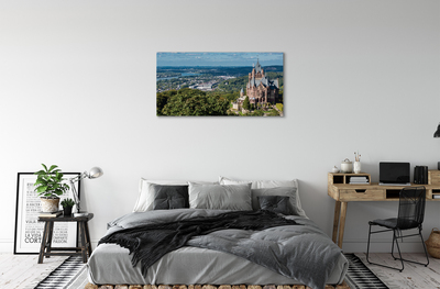 Pintura em tela Panorama da cidade-castelo da Alemanha