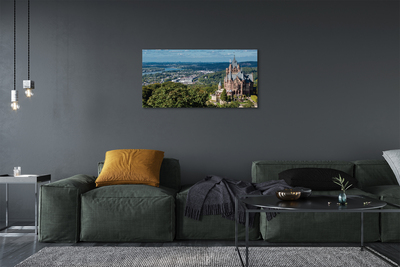 Pintura em tela Panorama da cidade-castelo da Alemanha