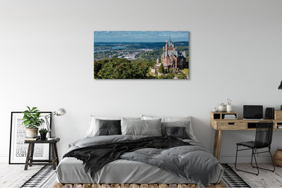 Pintura em tela Panorama da cidade-castelo da Alemanha