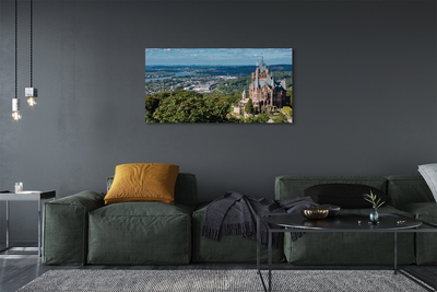 Pintura em tela Panorama da cidade-castelo da Alemanha