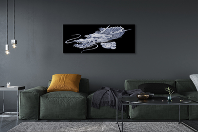 Quadro em tela cabeça de dragão japonês