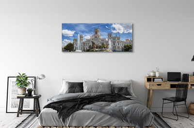 Quadro em tela Espanha Fonte Palácio Madrid