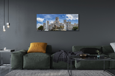 Quadro em tela Espanha Fonte Palácio Madrid