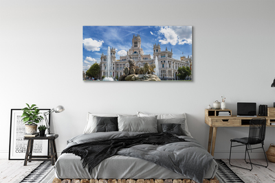 Quadro em tela Espanha Fonte Palácio Madrid