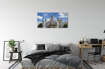Quadro em tela Espanha Fonte Palácio Madrid