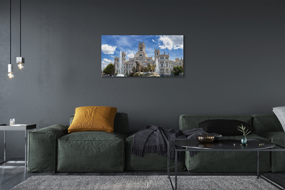 Quadro em tela Espanha Fonte Palácio Madrid