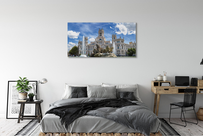 Quadro em tela Espanha Fonte Palácio Madrid