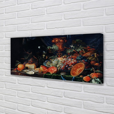 Pintura em tela Natureza morta com frutas