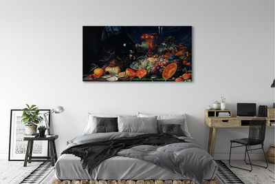 Pintura em tela Natureza morta com frutas