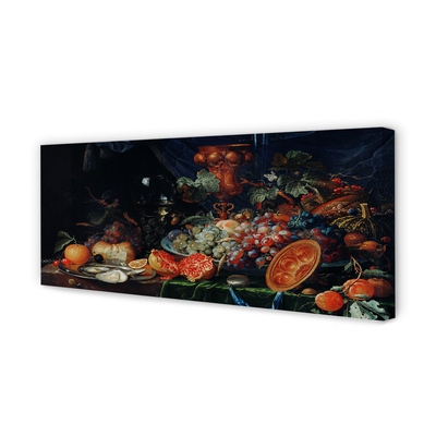 Pintura em tela Natureza morta com frutas