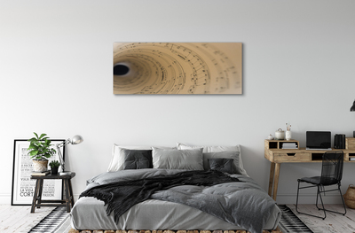 Pintura em tela Partitura