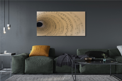 Pintura em tela Partitura