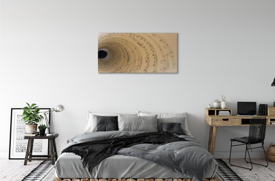 Pintura em tela Partitura