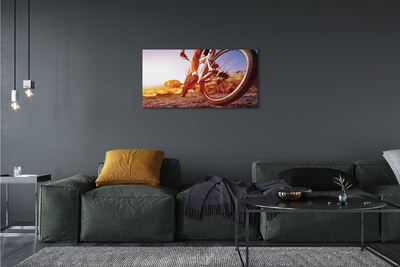 Pintura em tela Estrada de mountain bike oeste