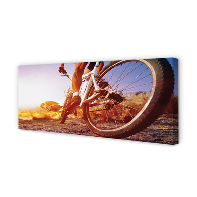 Pintura em tela Estrada de mountain bike oeste