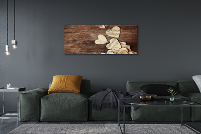 Quadro em tela Notas de coração