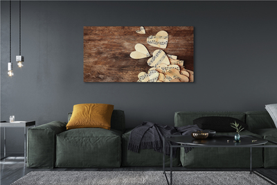 Quadro em tela Notas de coração