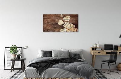 Quadro em tela Notas de coração