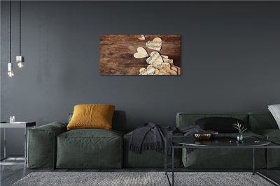 Quadro em tela Notas de coração