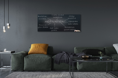 Pintura em tela Quadro de motivação