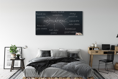 Pintura em tela Quadro de motivação