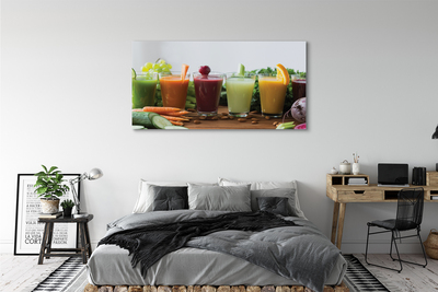Pintura em tela Coquetéis de frutas e vegetais