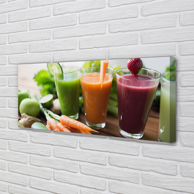Quadro em tela Smoothies de vegetais