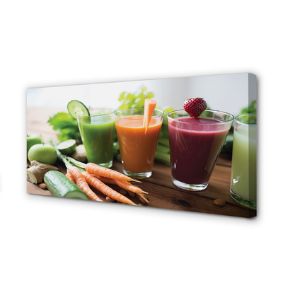 Quadro em tela Smoothies de vegetais