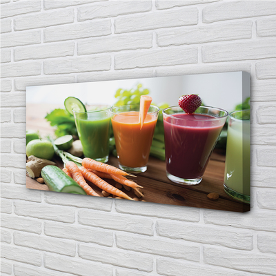 Quadro em tela Smoothies de vegetais