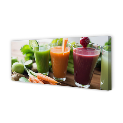 Quadro em tela Smoothies de vegetais