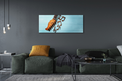 Pintura em tela Partitura para violão